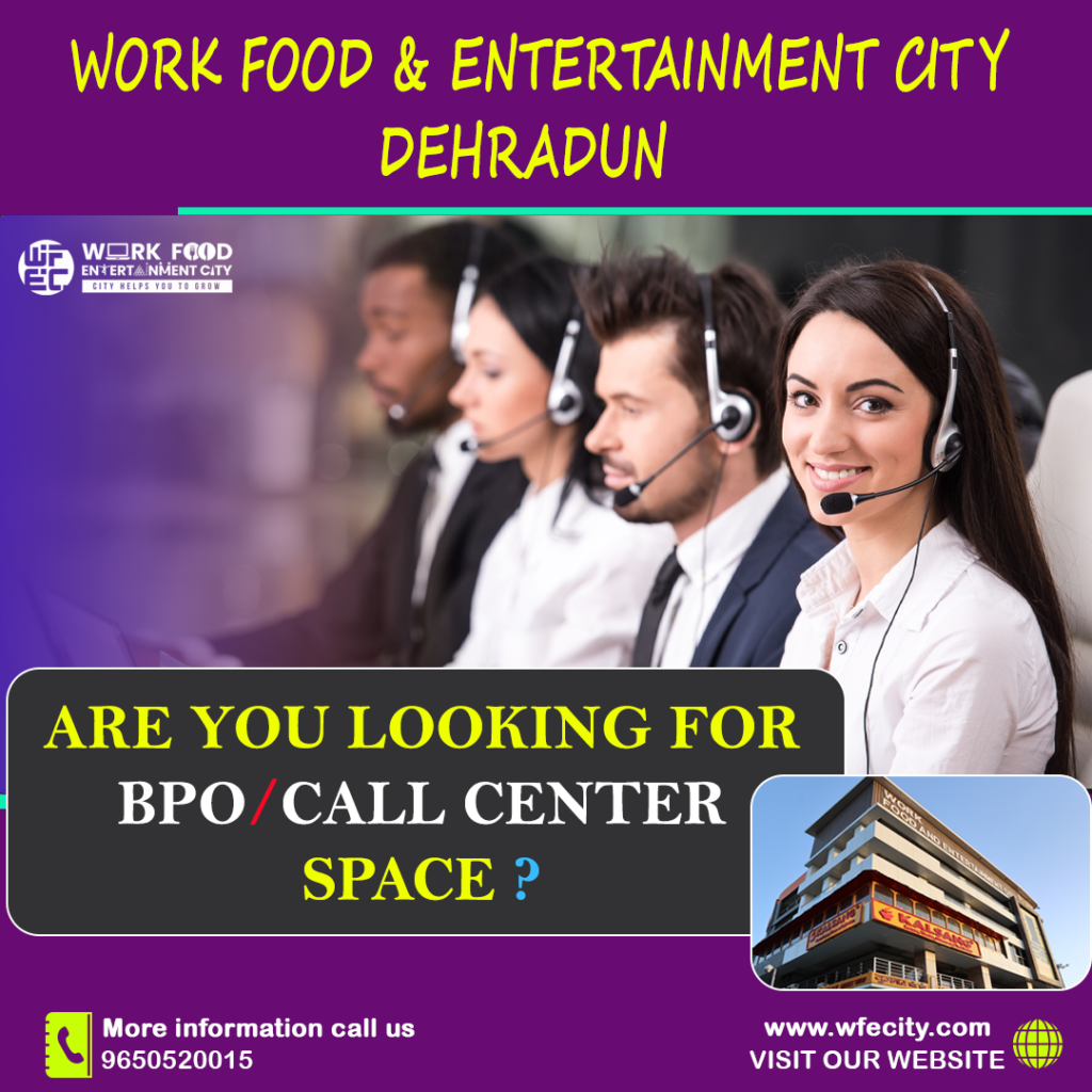 Call Center And BPO space for rent/lease in Dehradun
