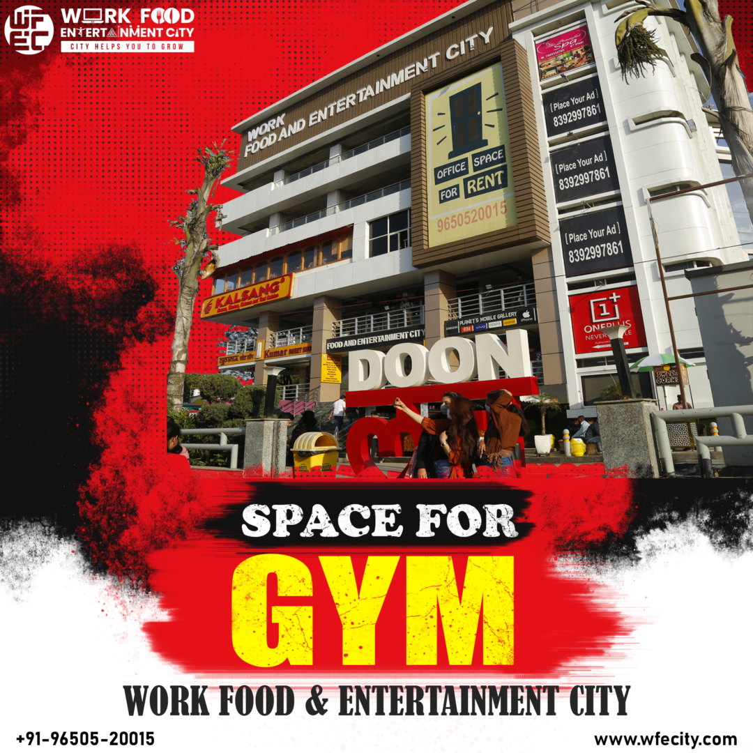 Gym Space for Rent/Lease in Dehradun