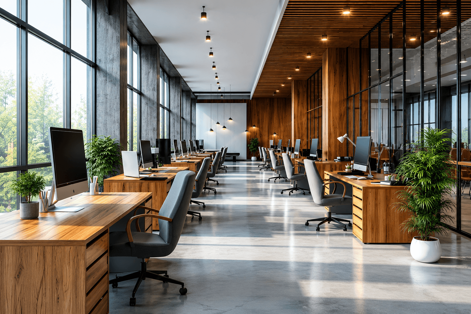 Modern coworking and commercial office space at WFECity Dehradun designed for businesses, startups, and corporate offices.
