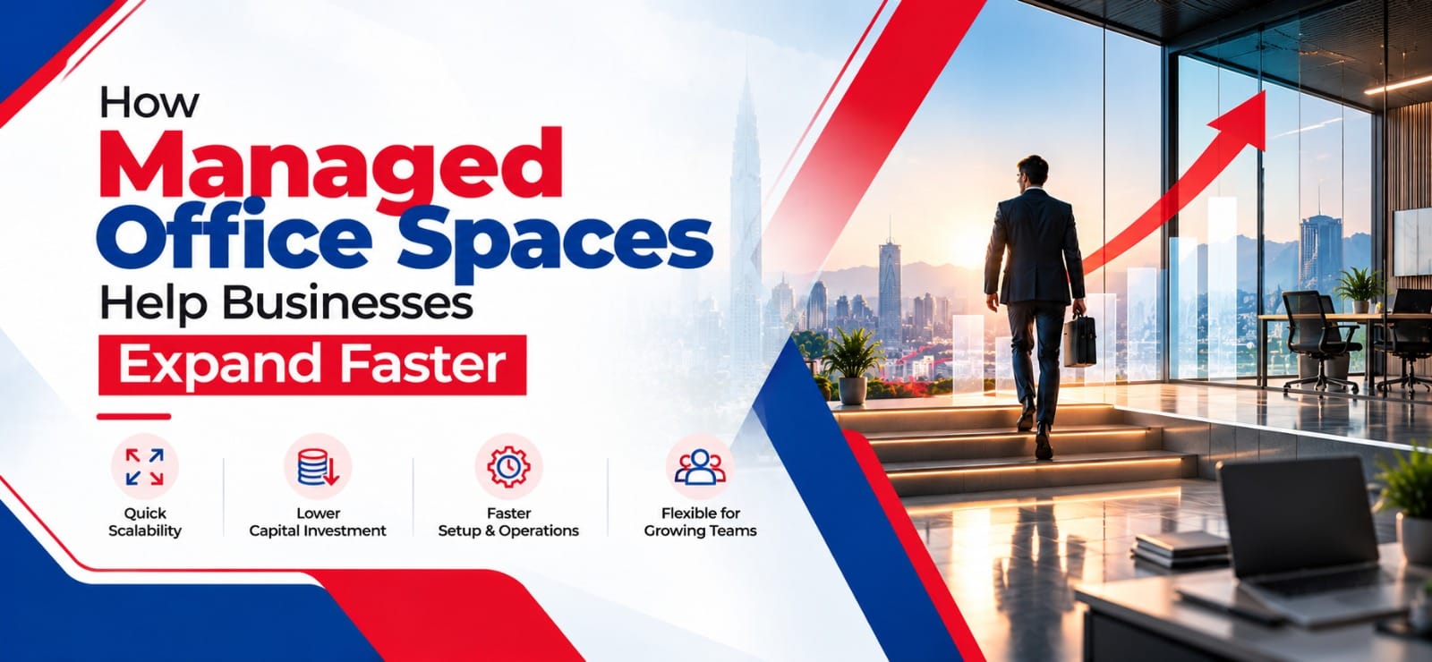 Managed office space in Dehradun for business growth, featuring a modern office interior and a professional workspace.