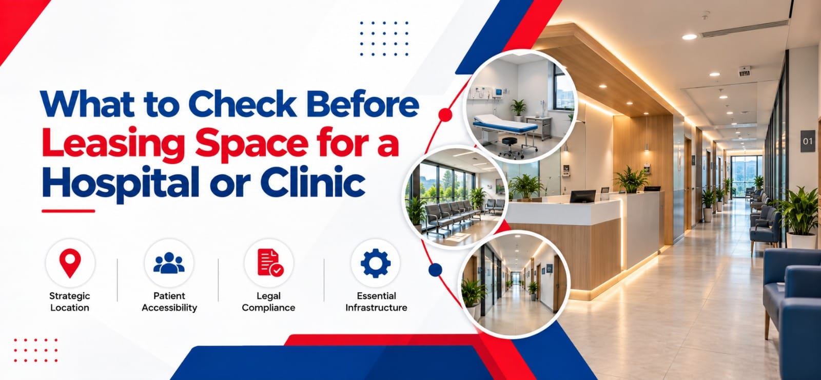Checklist for leasing hospital, clinic, and laboratory space for rent in Dehradun